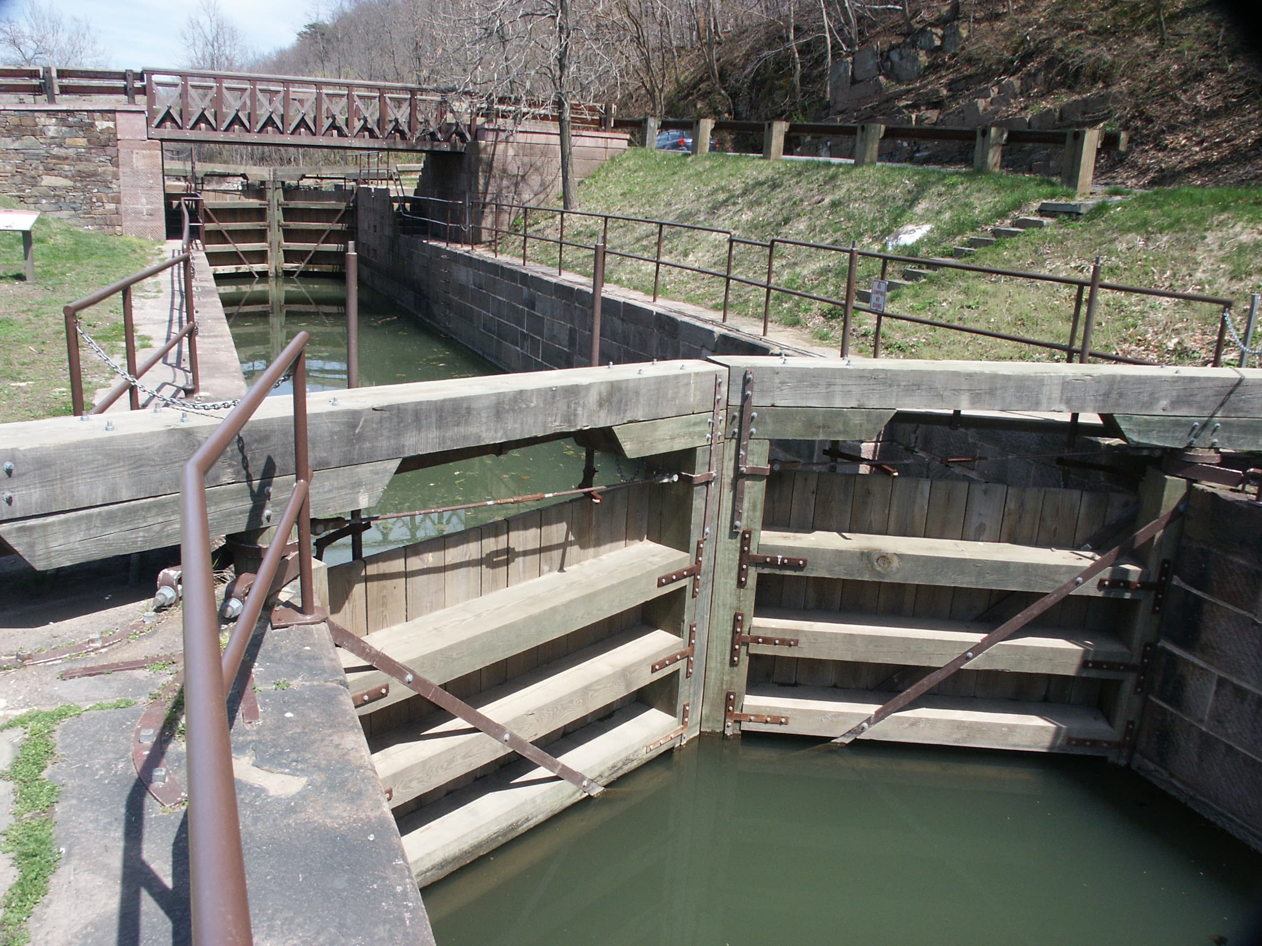Lock 60 of the Schuylkill Canal, looking upstream